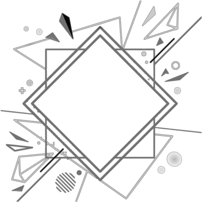 #geometric #kpop #grey #triangle #black #white #mq - Png Grey Geometric Clipart (1024x1024), Png Download