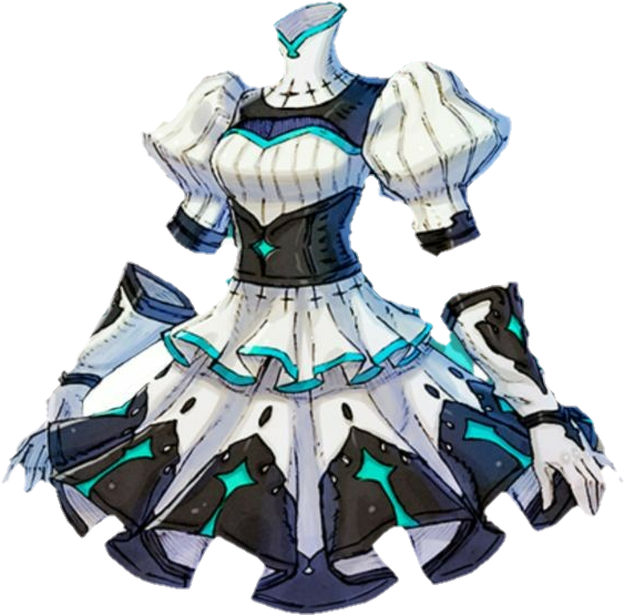 Vestidos Sticker - Poofy Shoulders Anime Clipart (650x650), Png Download