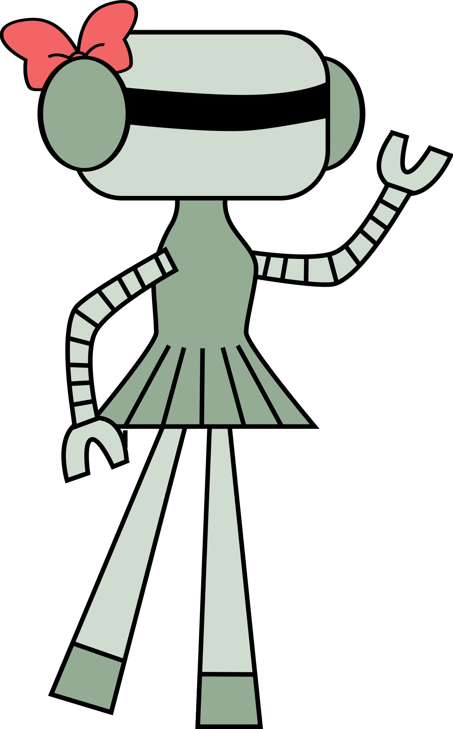 Political Flavors Feminist Coffee Hour Episode Five - Robot Girl Clip Art - Png Download (1490x2400), Png Download