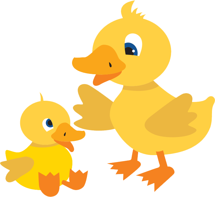 Pdsaadmin In - Cartoon Duck Swimming Transparent Clipart (713x653), Png Download