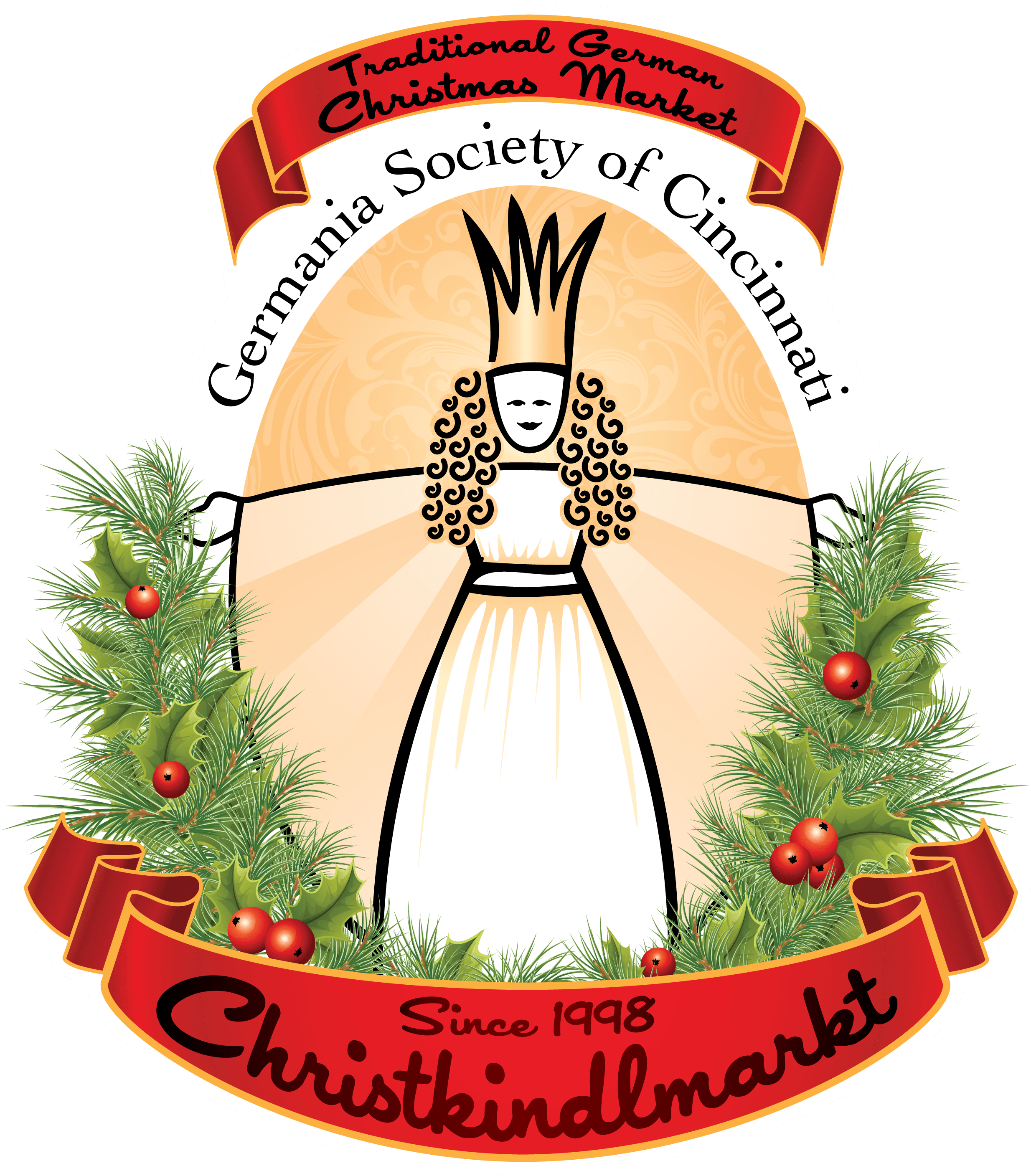 Germania Society Of Cincinnati - Christmas Decoration Clipart (2550x2896), Png Download