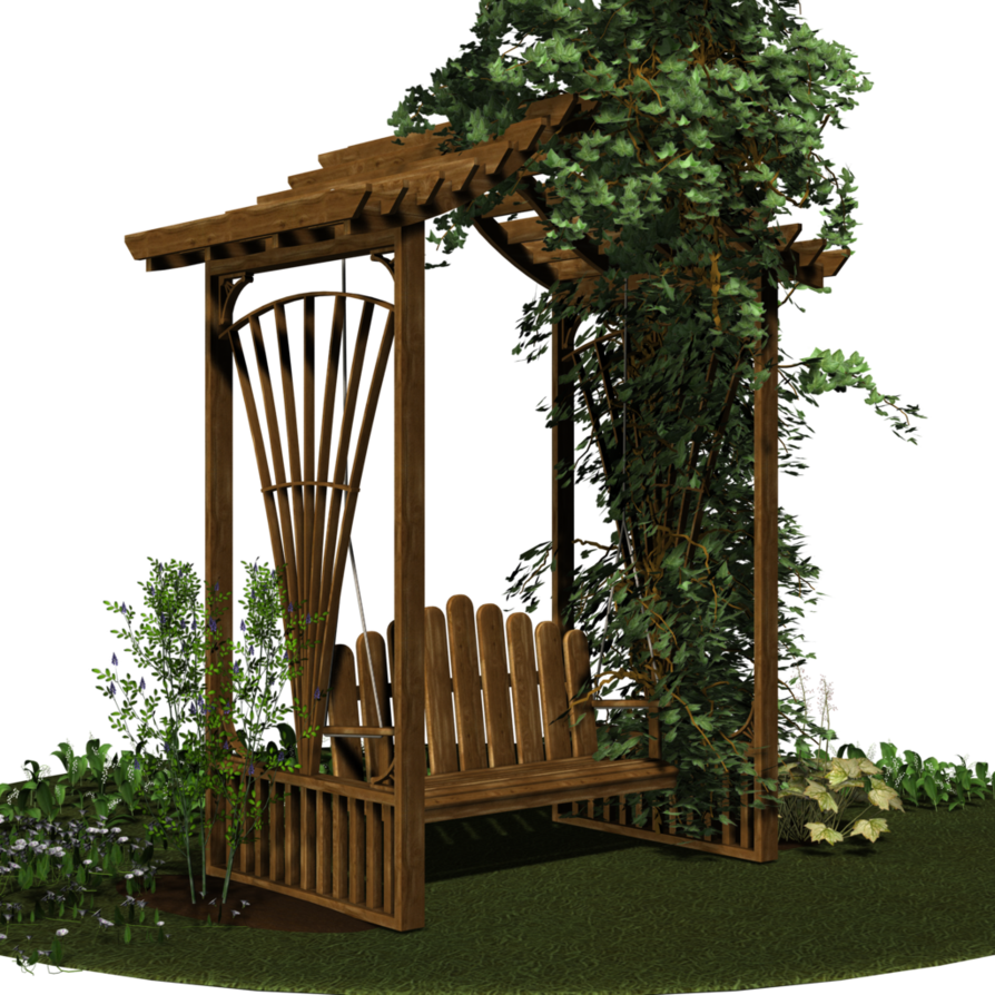 The Swing Bg By Brokenwing Clipart (894x894), Png Download