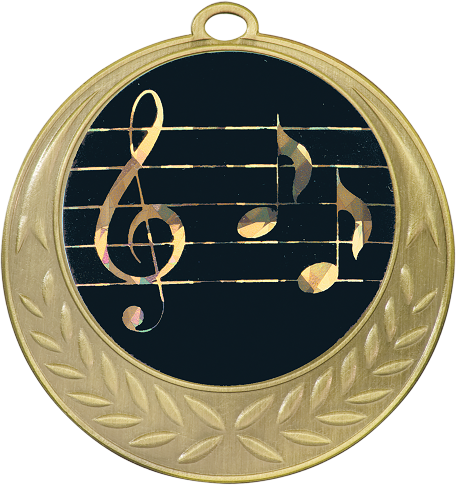 Antique Gold Music Medal - Emblem Clipart (1800x1800), Png Download