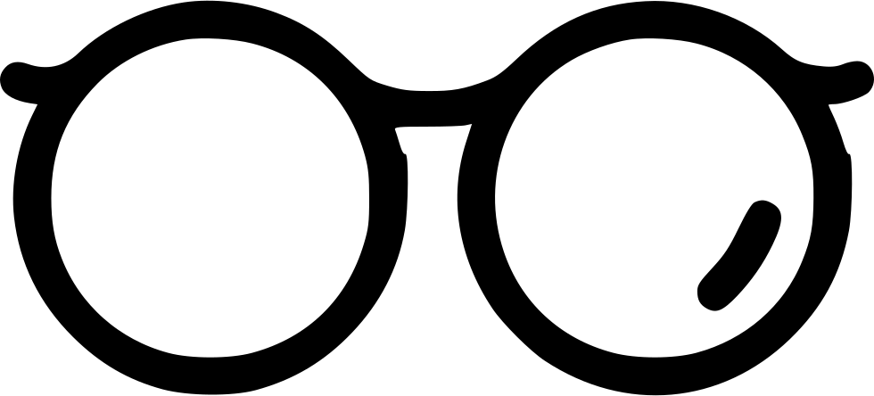 Specs Optician Opthalmologist Opticals Svg Png Icon - Black Spec Png Clipart (980x444), Png Download