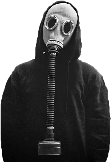 Gas Mask Clipart (500x717), Png Download