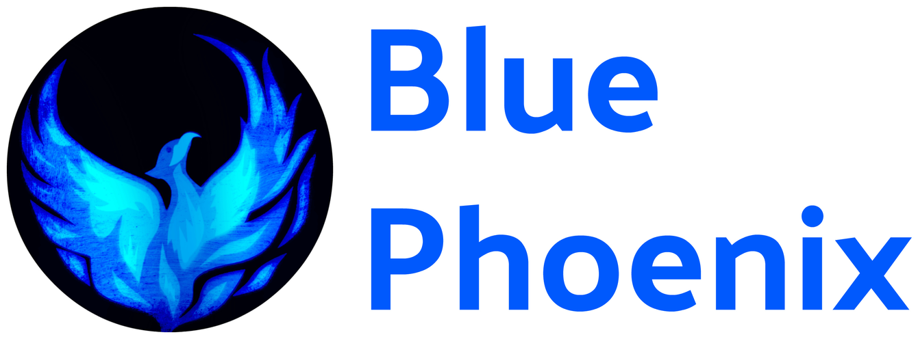 Logo Of Blue Phoenix Clipart (1340x496), Png Download