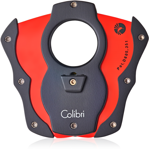 Colibri Cut Double Guillotine Cigar Cutter With Color - Colibri Cigar Cutter Clipart (700x700), Png Download