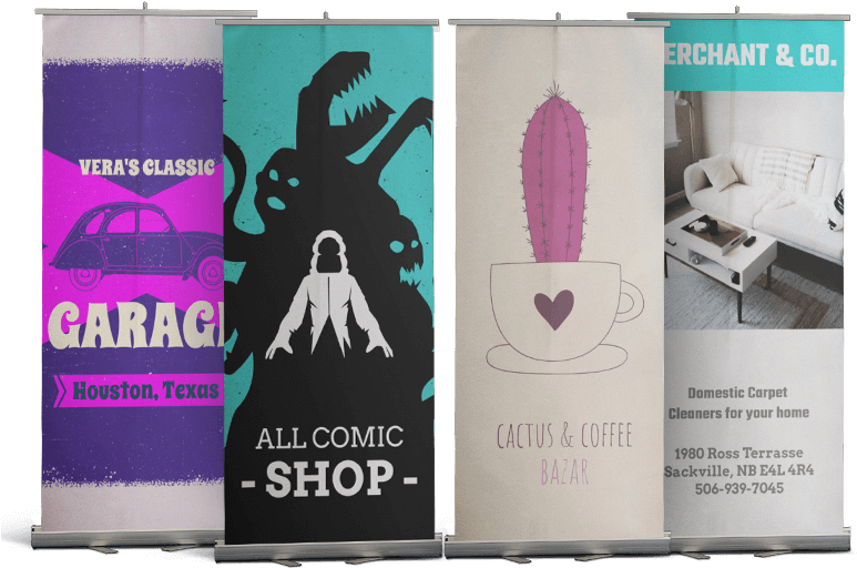 Banner Mockups - Banner Clipart (800x600), Png Download