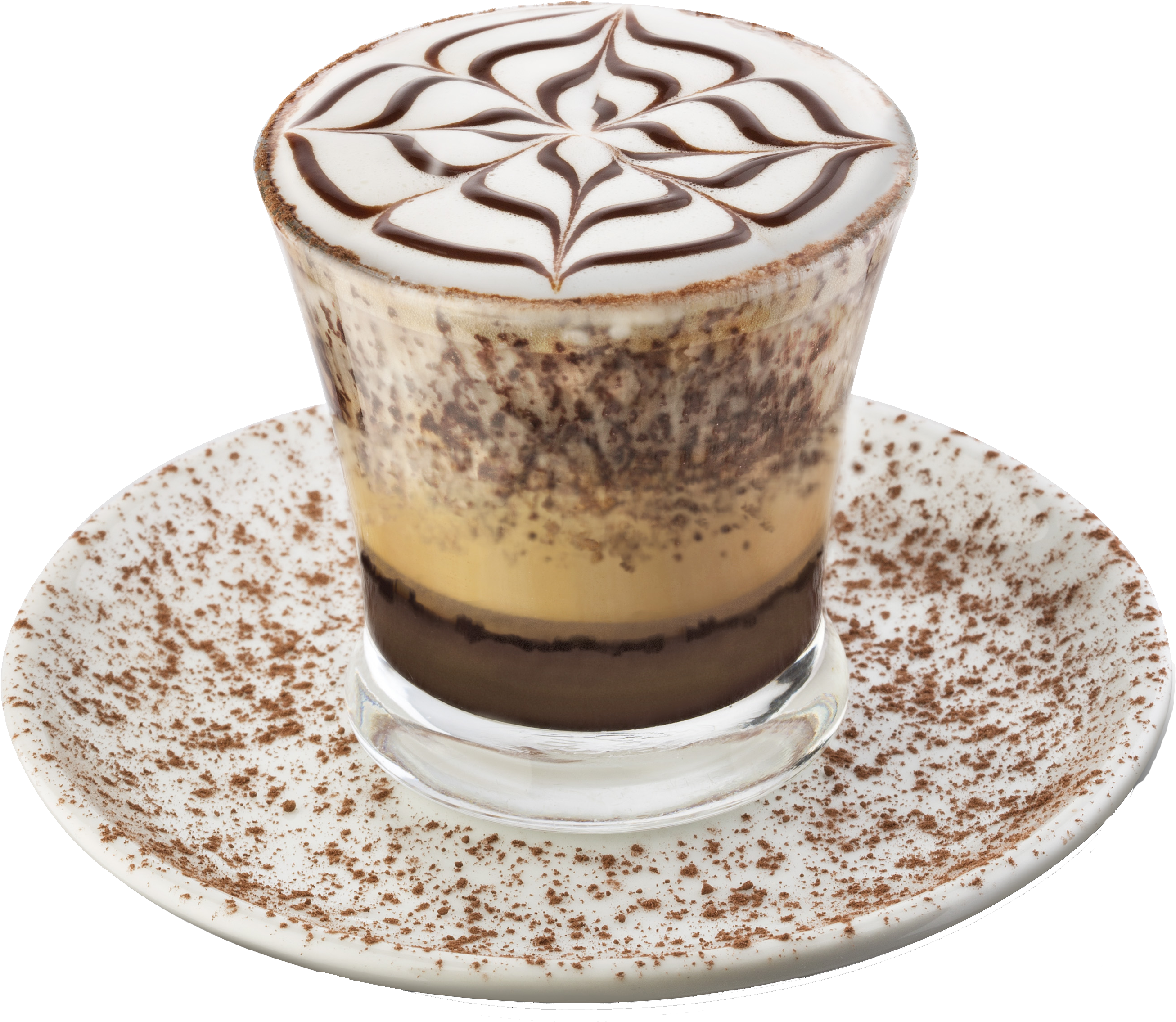 Cafè, Café, Novell, Coffee, Latte Art - Wiener Melange Clipart (3840x5139), Png Download