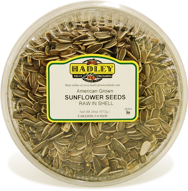 Sunflower Seeds Raw In Shell - Hadley Fruit Orchards Clipart (700x700), Png Download