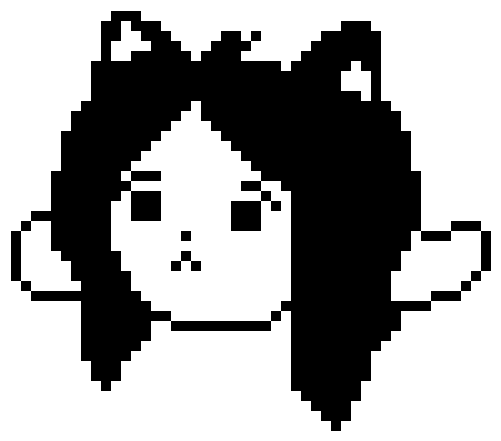 Temmie Triste - Blank Pixel Speech Bubble Png Clipart (760x580), Png Download