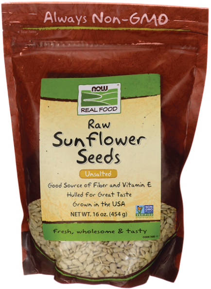 Now Foods Raw Sunflower Seeds - Organic Cacao Powder Clipart (640x640), Png Download