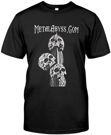 Official Skull Logo Of Metal Abyss - Elephant Make Me Happy Humans Make My Head Hurt T Shirt Clipart (498x622), Png Download