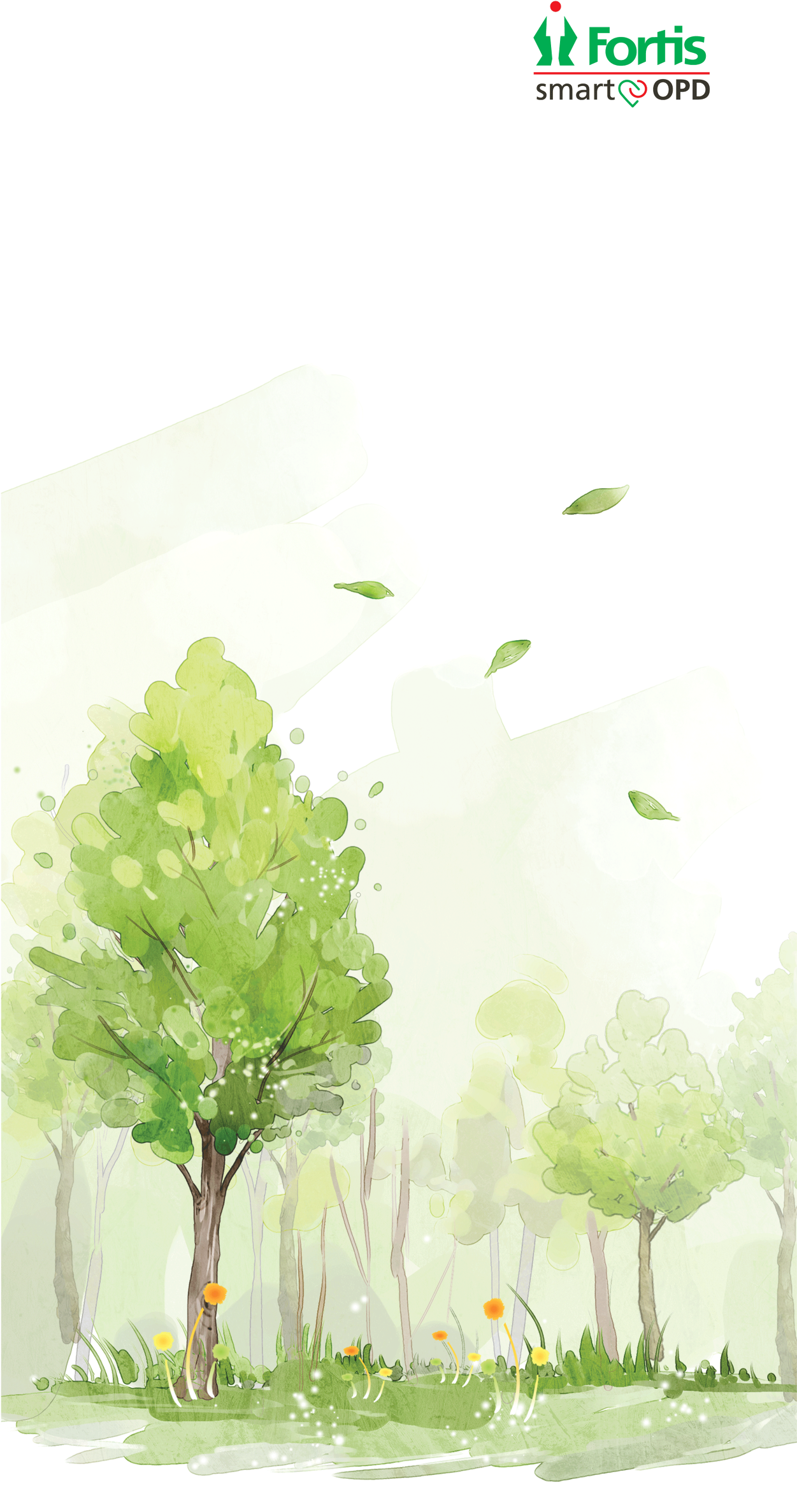 Fortis Malar Hospital - Maidenhair Tree Clipart (1251x2372), Png Download