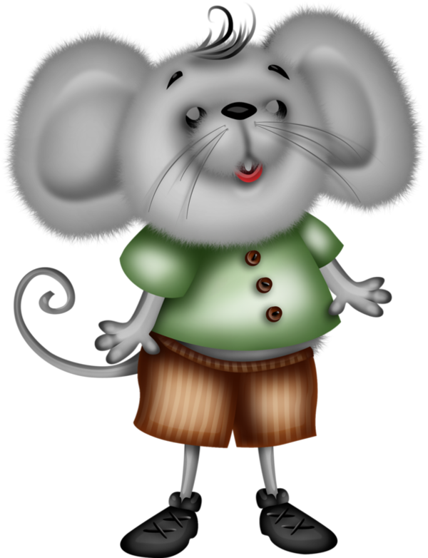 Clipart Rat Little Mouse - Drawing - Png Download (600x782), Png Download
