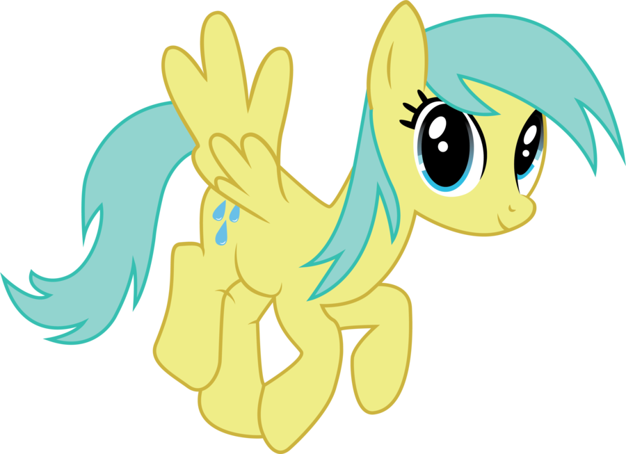 Raindrops Clipart Simple - Raindrops My Little Pony - Png Download (900x653), Png Download