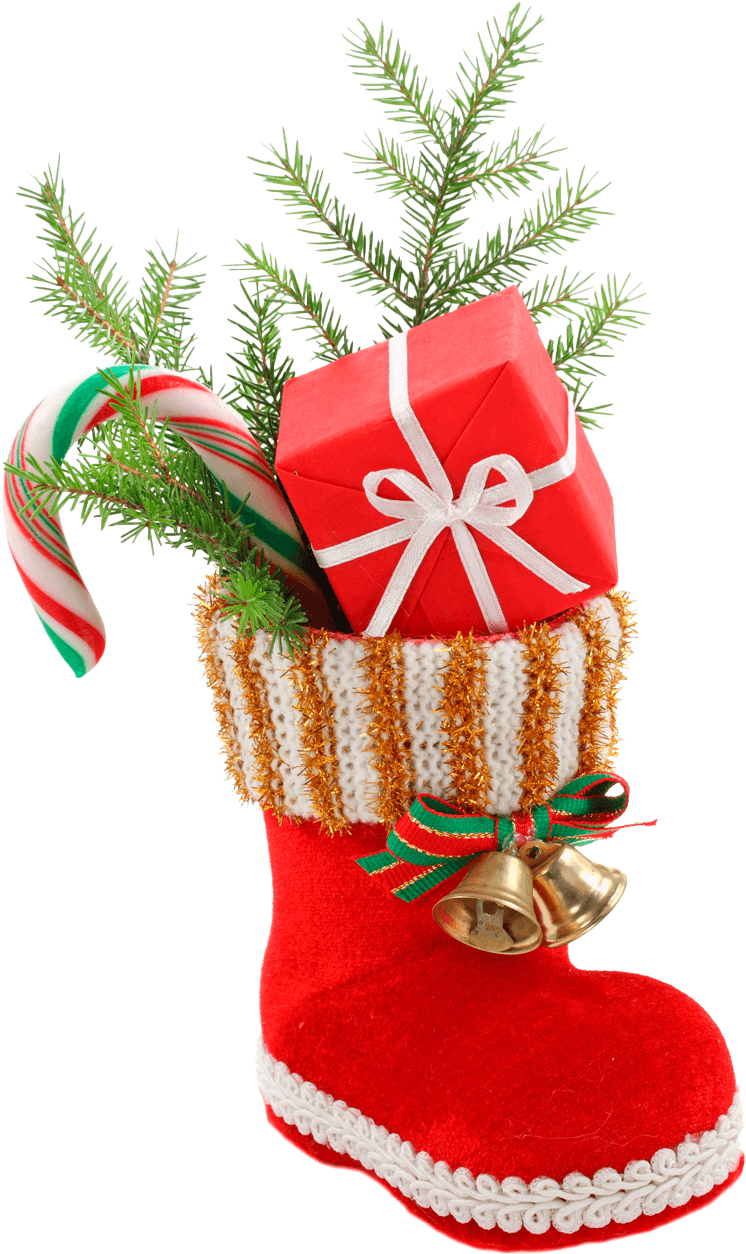 A Gift In The Shoe - Mikulášske Vrecká Clipart (1000x1500), Png Download