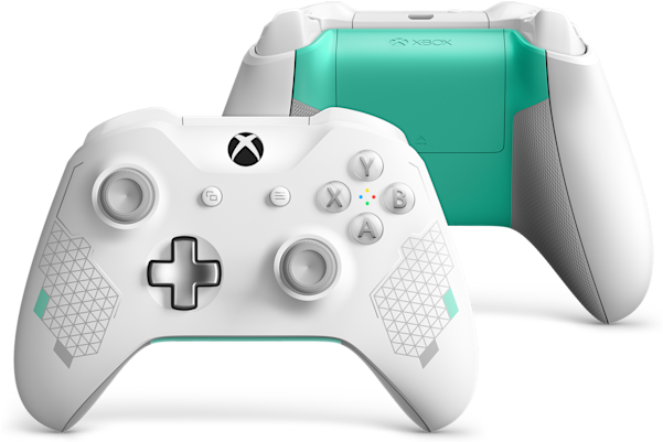 Microsoft Store - Xbox One Controller Sport White Special Edition Clipart (600x600), Png Download