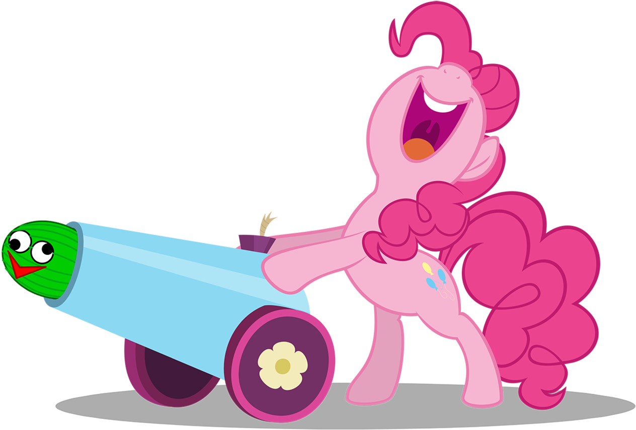 Edit, Fooby The Kamikaze Watermelon, Party Cannon, - My Little Pony Party Base Clipart (1280x897), Png Download