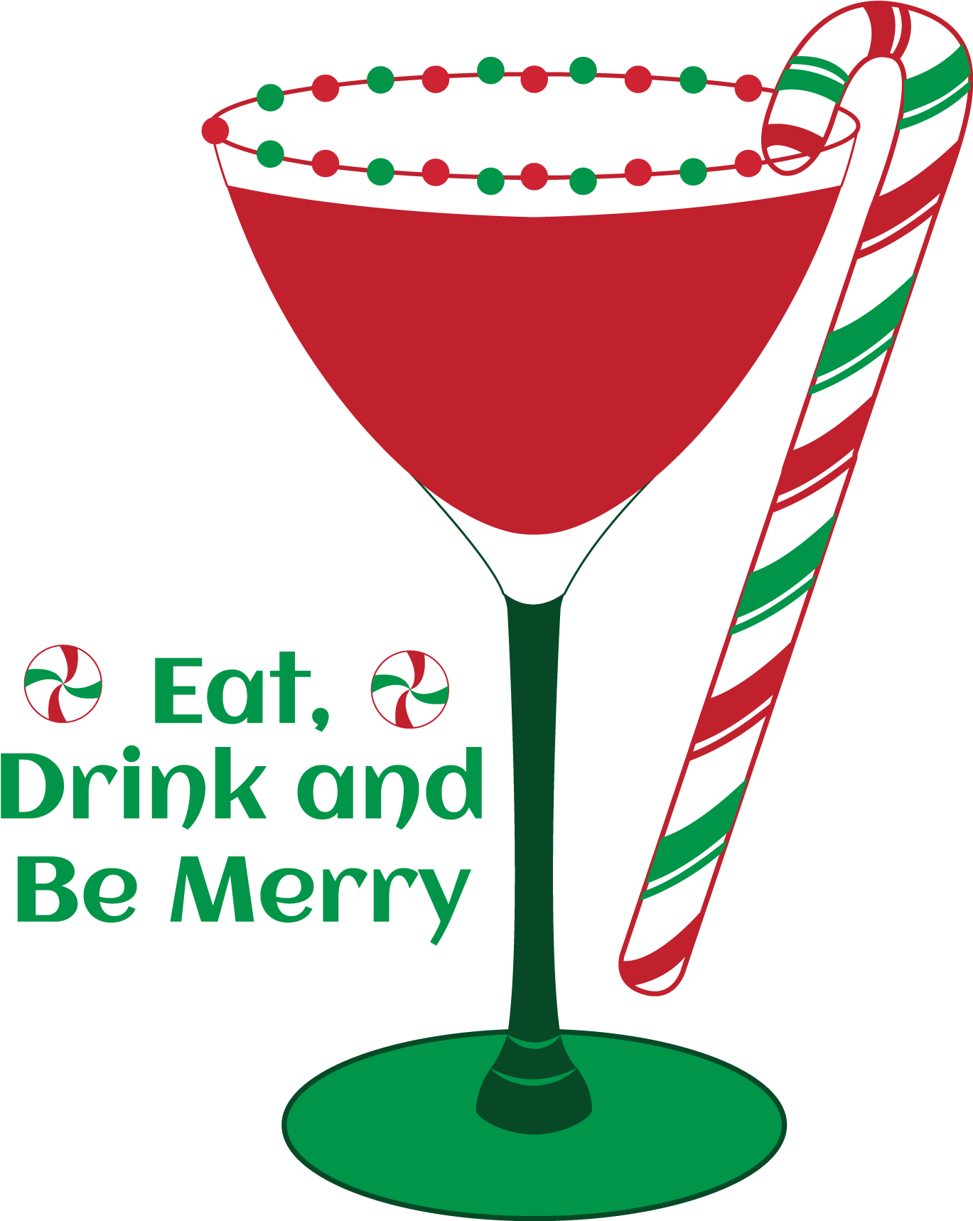 Martini Clip Art Festival Collections - Christmas Clip Art Cocktails - Png Download (1378x1717), Png Download