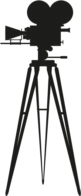Cinema Camera Silhouette - Tripod Clipart (866x650), Png Download
