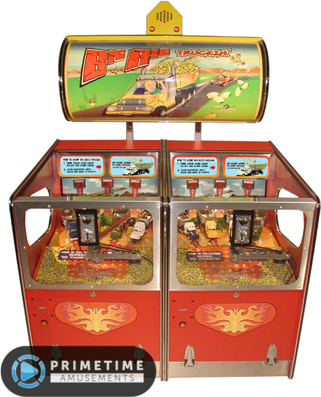 Big Rig Truckin' Dual Player By Benchmark Games - Big Rig Truckin Arcade Game For Sale Clipart (625x625), Png Download