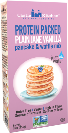 Castle Kitchen Protein Packed Plain Jane Vanilla Pancake - Sandwich Cookies Clipart (600x600), Png Download