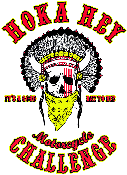 Hoka Hey Motorcycle Challenge Clipart (558x750), Png Download