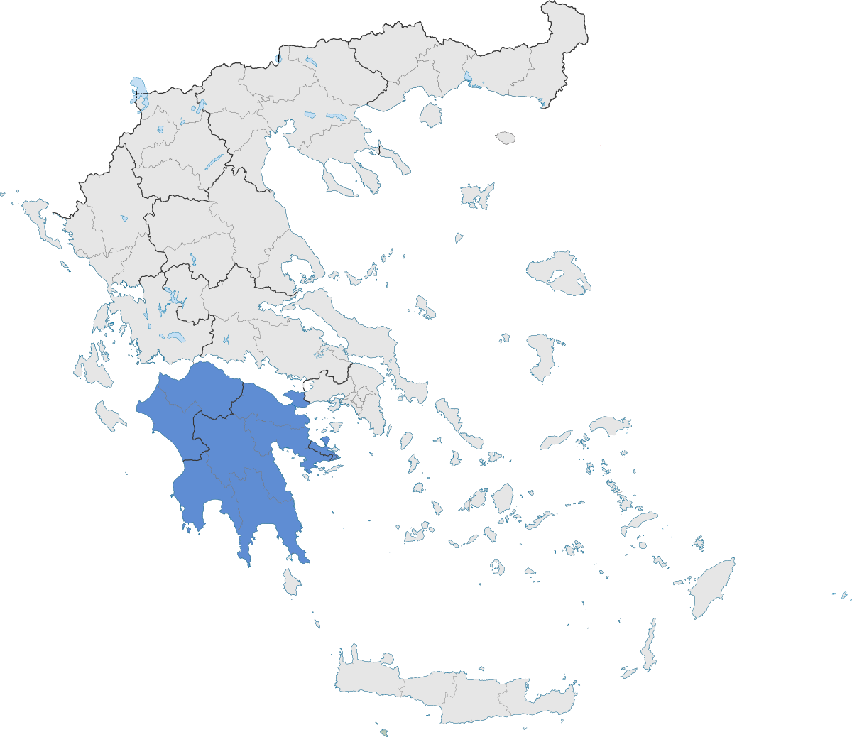 Ancient Greek Cities Map Luxury Peloponnese - Greece Map Transparent Clipart (1200x1038), Png Download