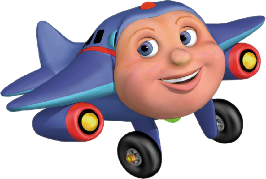 Jay Jay The Jet Plane Clipart (859x579), Png Download