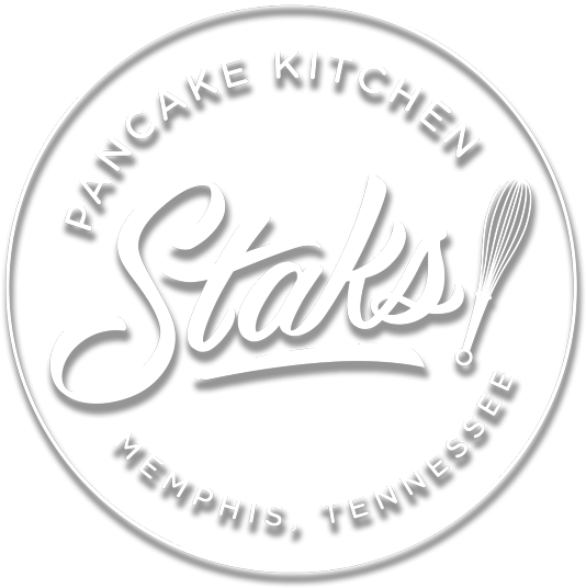 Staks Pancakes - Label Clipart (600x600), Png Download
