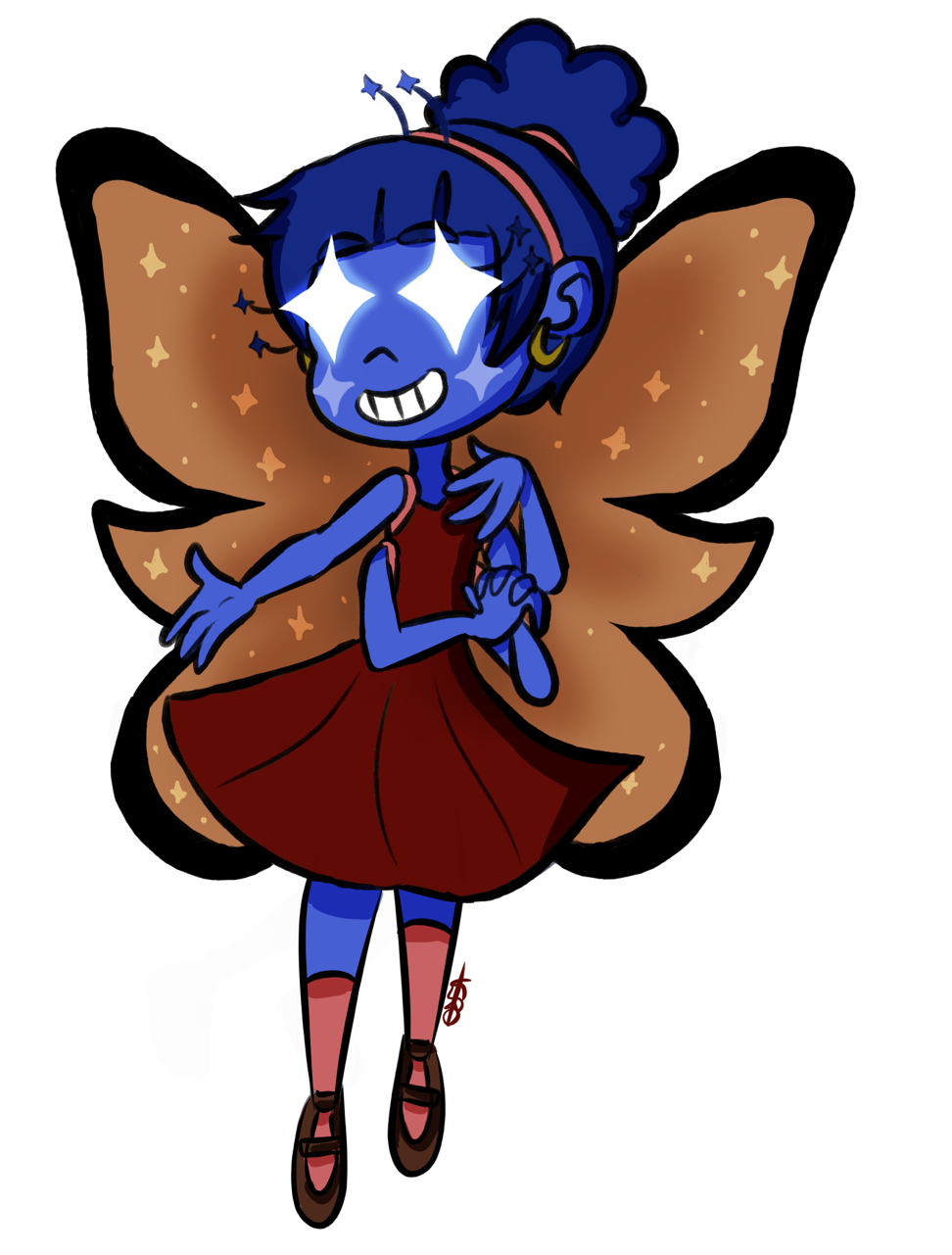 ✨galaxia Butterfly's Mewberty✨ - Cartoon Clipart (982x1280), Png Download