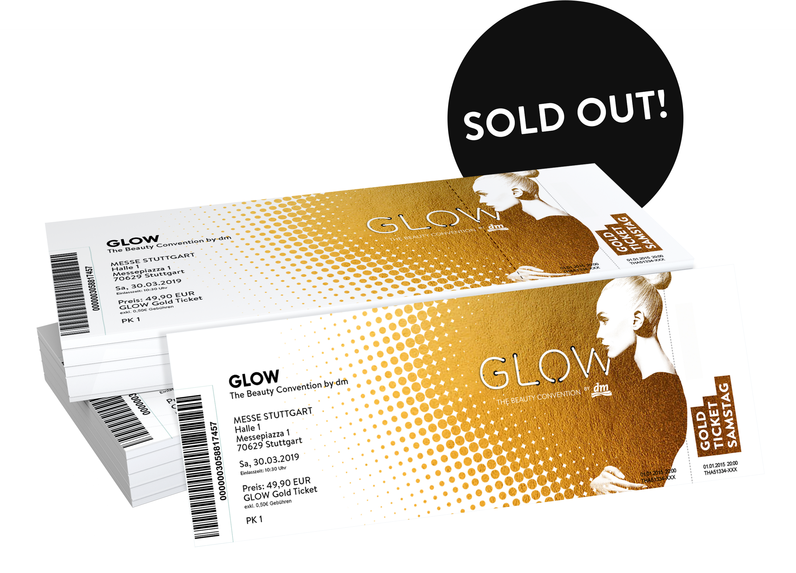 Glow Tickets 2019 Stuttgart Clipart (2637x1956), Png Download