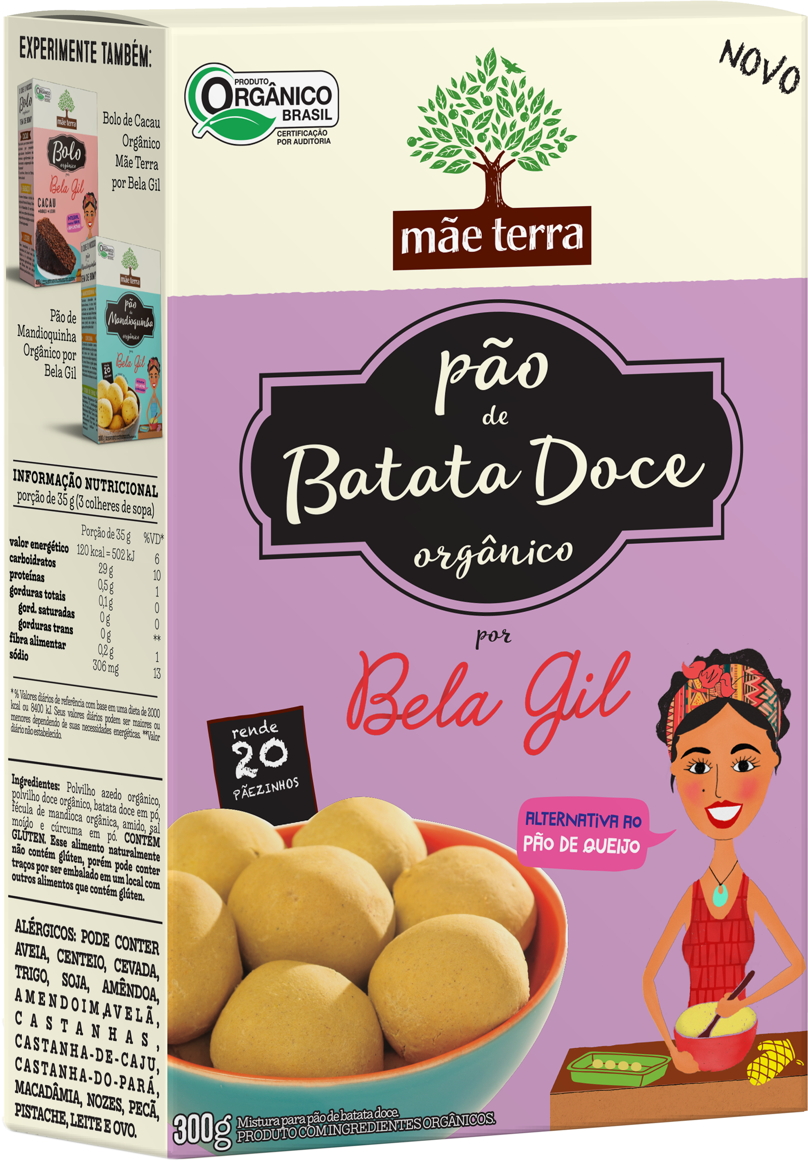 Mistura Para Pão De Batata Doce Orgânico Bela Gil 300g - Pão De Mandioquinha Bela Gil Clipart (5000x5000), Png Download