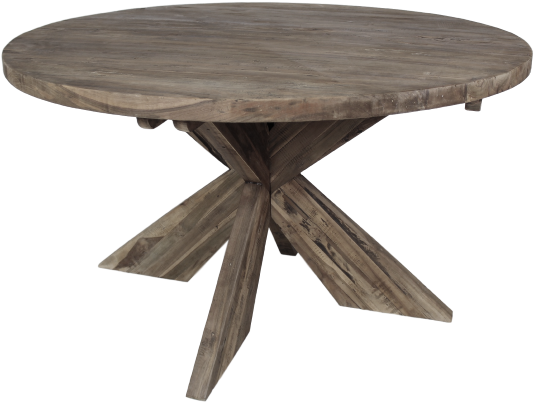 Round Dining Table Cross - Cross Leg Round Dining Table Plans Clipart (800x533), Png Download