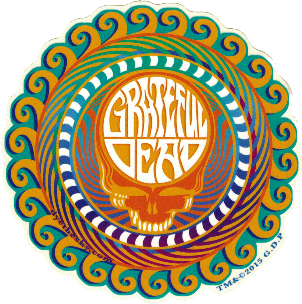 Grateful Dead Orange Sunshine Stealie - Queen Vinyl Label Jazz Clipart (1000x996), Png Download