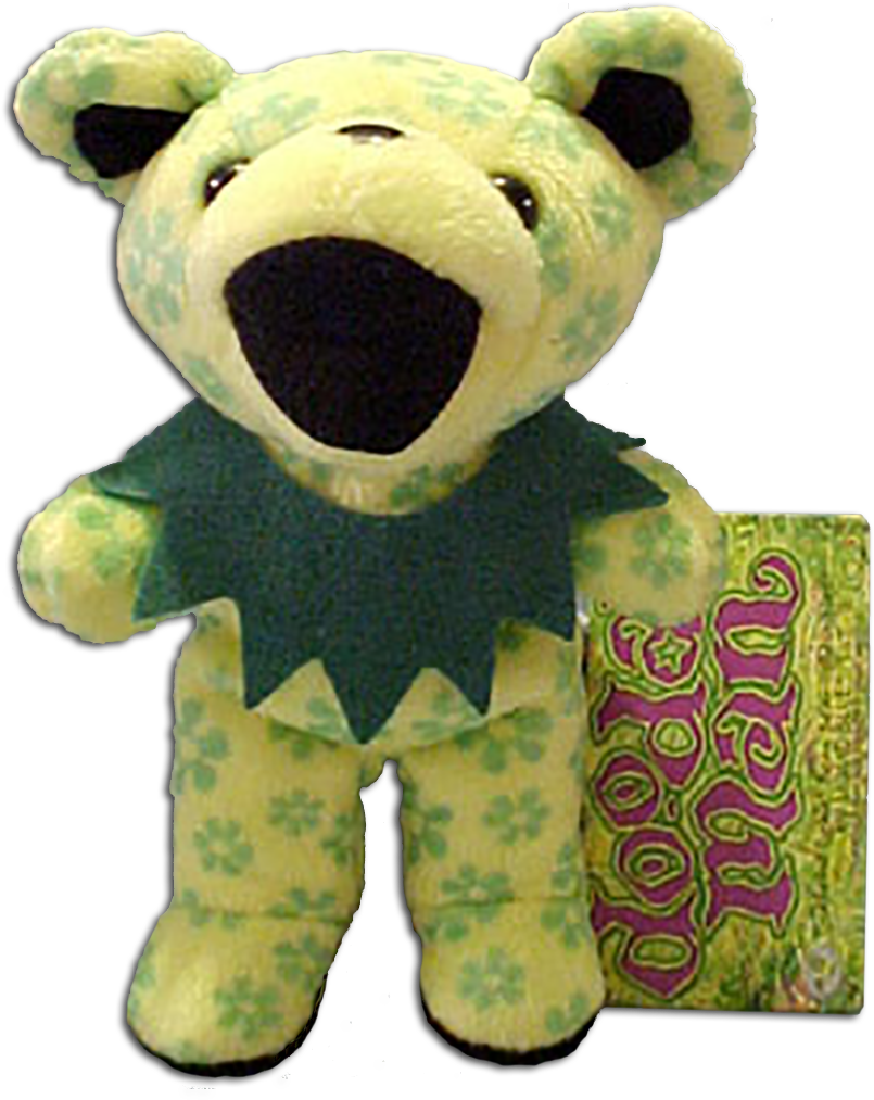 Grateful Dead Bear Png - Flower Power Grateful Dead Bear Clipart (829x1047), Png Download