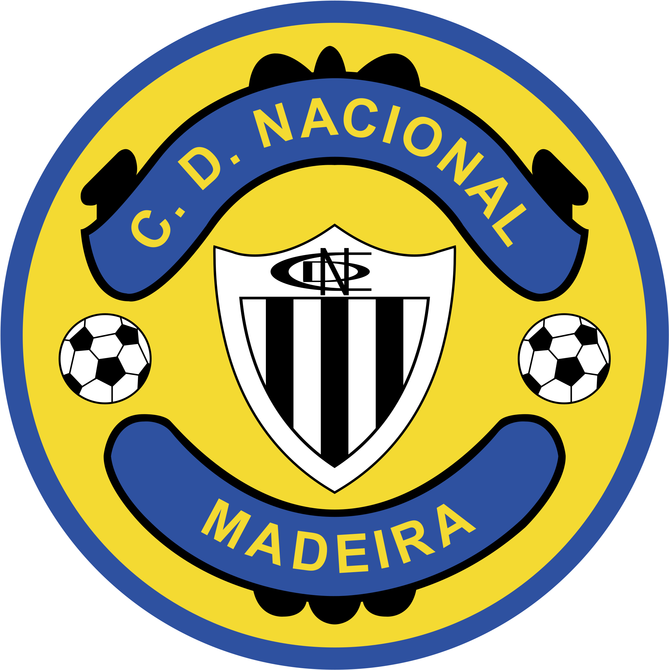 Cd Nacional Da Madeira Logo Png Transparent - International Book Of World Records Clipart (2400x2400), Png Download