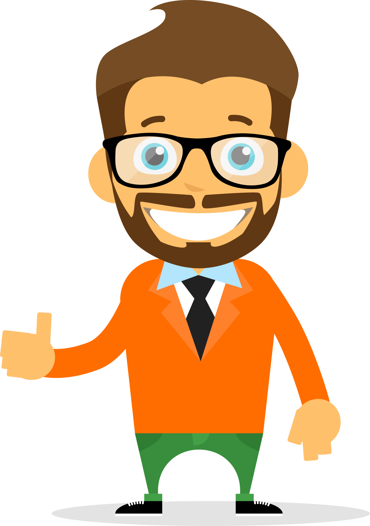 Cartoon Person Waving - Ocean First Bank Clipart (1268x1804), Png Download