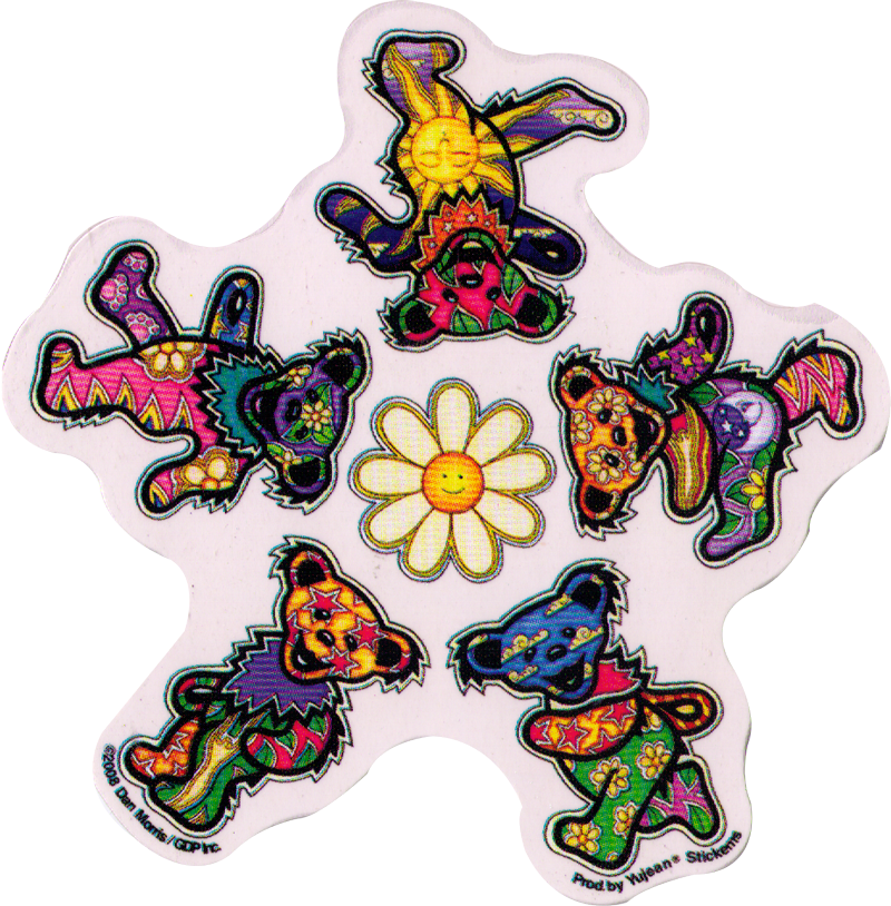 Grateful Dead Bear Png Clipart (800x814), Png Download
