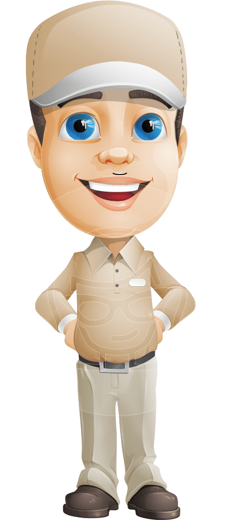 Parcel Delivery Person Cartoon Vector Character Aka - Delivery Clipart (744x1060), Png Download