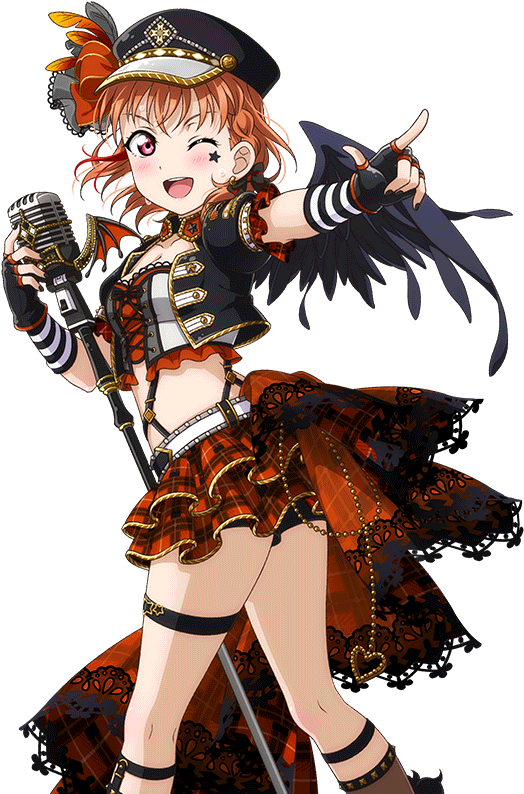 1 Reply 6 Retweets 14 Likes - Love Live Chika Punk Rock Set Clipart (1024x1024), Png Download