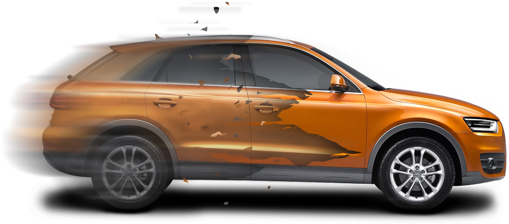 Speeding Car Png - Car From Side Png Clipart (1050x462), Png Download