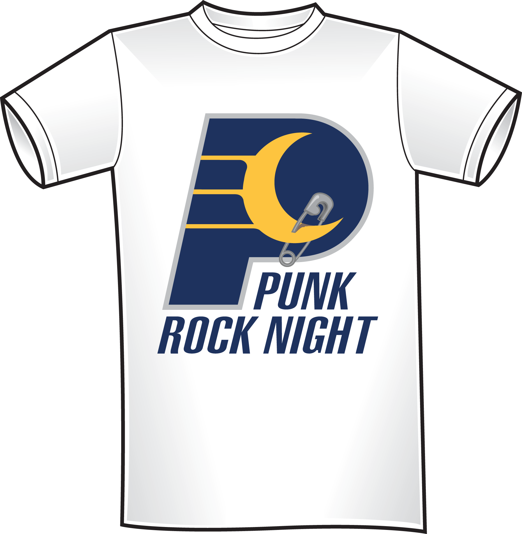 Punk Rock - Indiana Pacers Clipart (1792x1832), Png Download