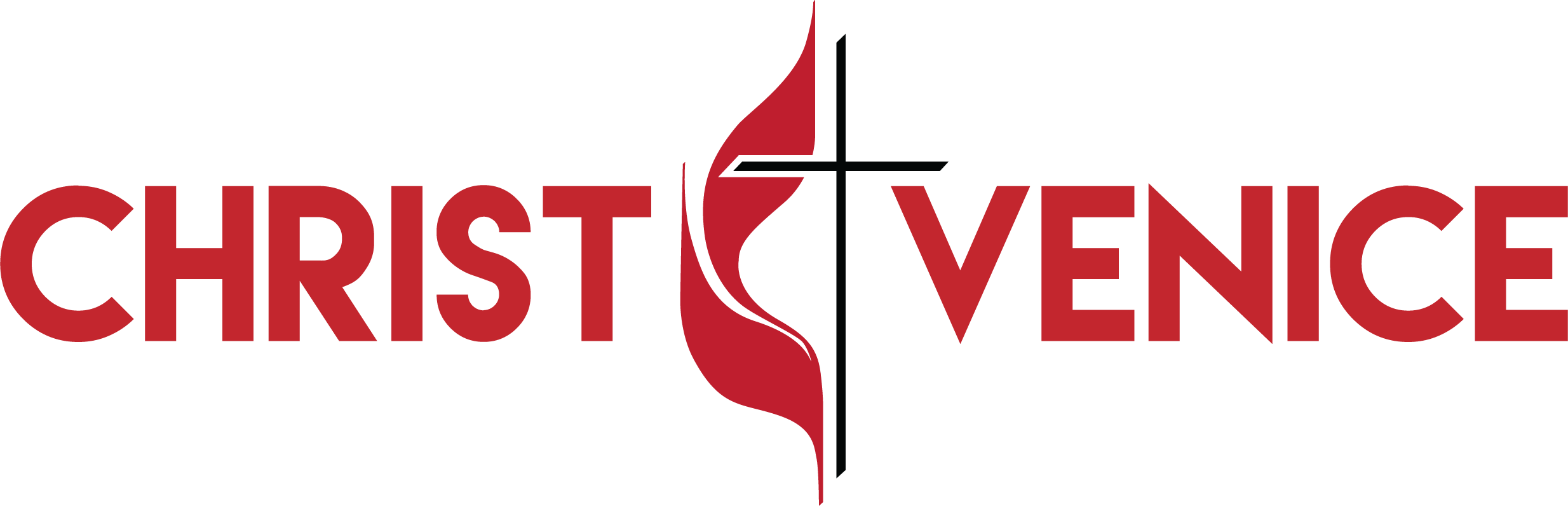 Christ Venice Logo - Graphic Design Clipart (2468x796), Png Download