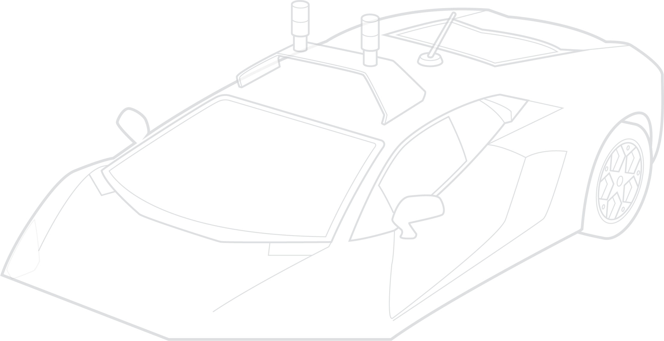 Technologies For Fully Autonomous Car Diagram - Sketch Clipart (2213x1137), Png Download