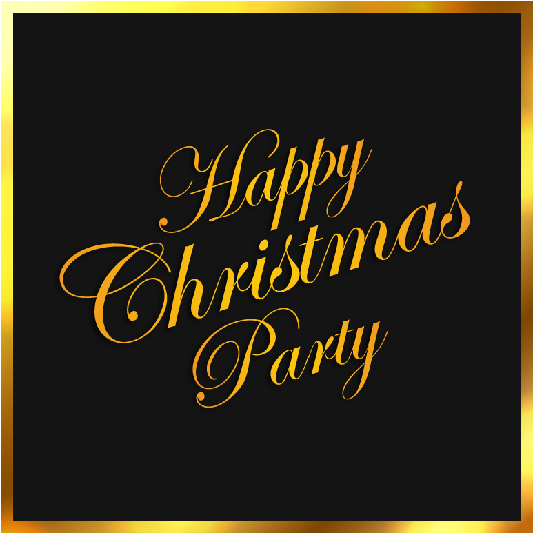 Gold Frame Christmas Png Images - Calligraphy Clipart (1000x1000), Png Download