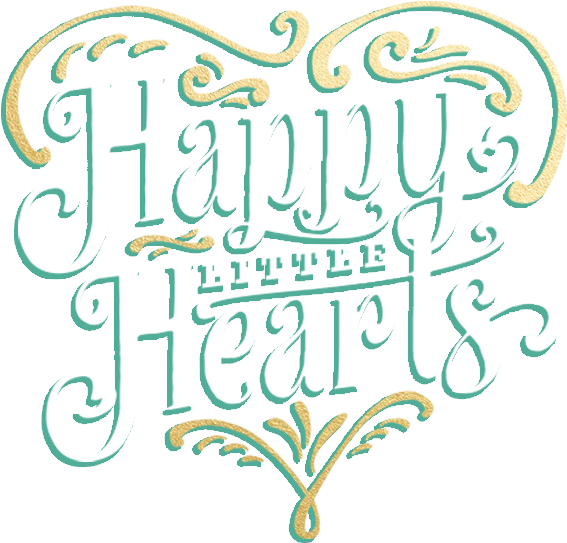 Happy Little Hearts Early Learning Center - Calligraphy Clipart (567x543), Png Download