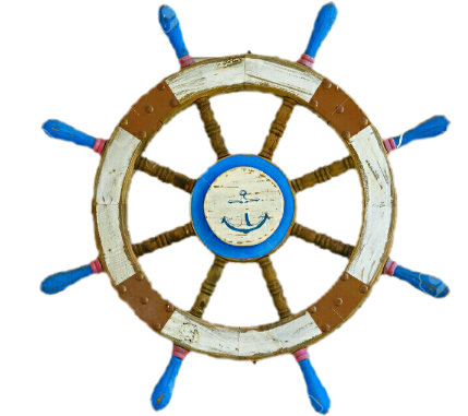 #barco #timon #volante #volantedebarco - Koło Sterowe Clipart (429x381), Png Download