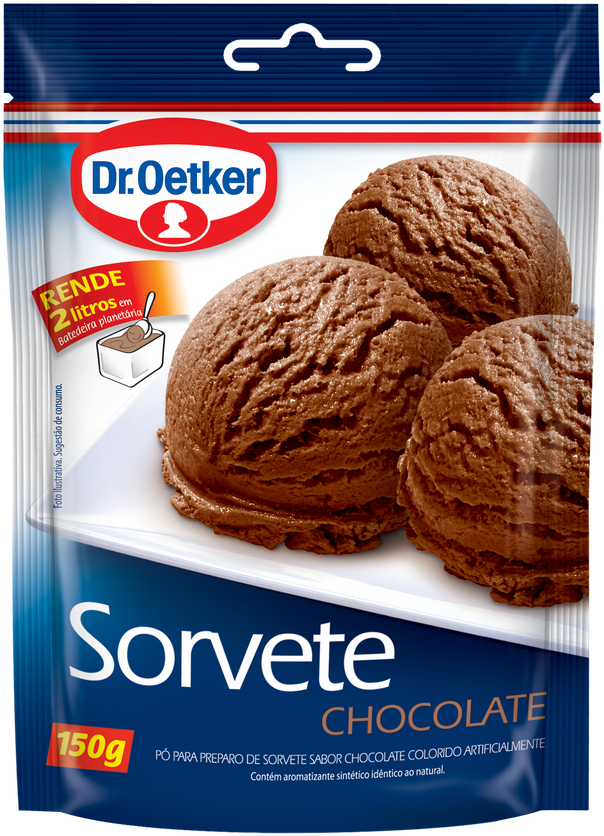 Pó Para Sorvete Dr Oetker Clipart (636x874), Png Download